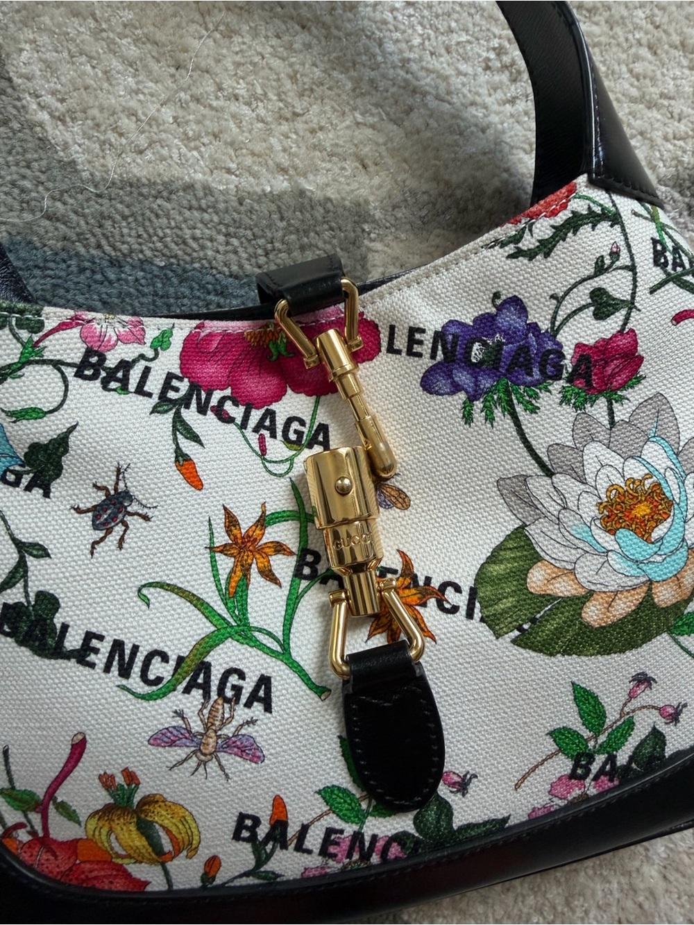 Balenciaga x Gucci hacker project Floral-Print Jackie - Picture 6 of 10
